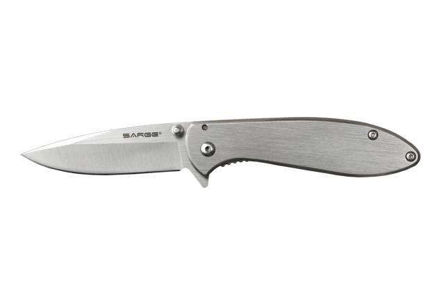 Knives Sarge Knives Ready Series SARGE HAWK - CHROME SWIFT ASSIST FOLDER • Model: Ready Series